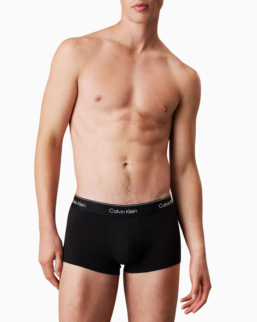 Low Rise Trunk 3PK Icon Cotton Stretch - Men's