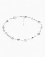 Ma Soeur Et Moi Swirl Belt Silver