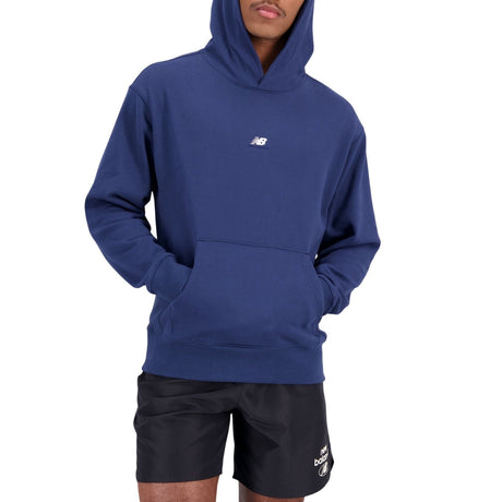 New Balance Athletics Remastered Graphic French Terry Erkek Hoodie Navy