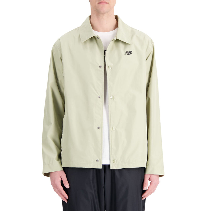 New Balance Essentials Coaches Jacket Beige