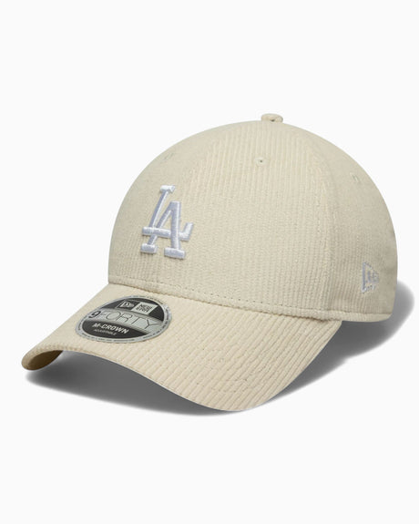 New Era LA Dodgers Cord 9FORTY Şapka Beige