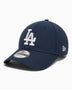 New Era Linen Los Angeles Dodgers 9FORTY Şapka Navy