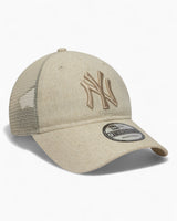 New Era Linen New York Yankees Trucker 9TWENTY Şapka