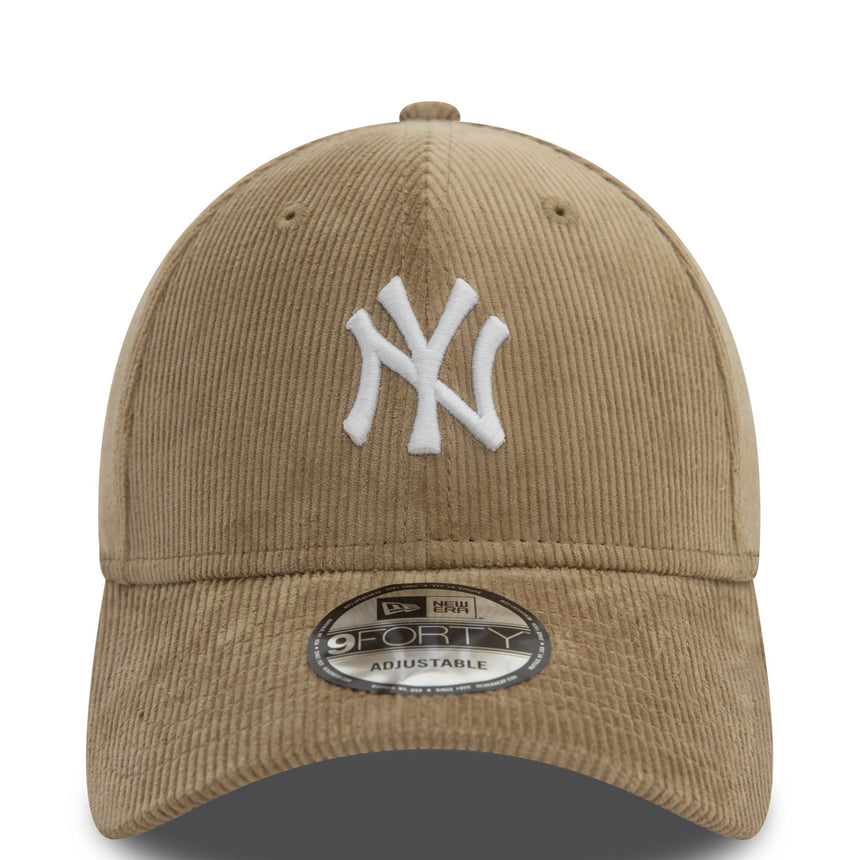 New Era NY Yankees Cord 9FORTY Şapka Beige