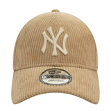 New Era NY Yankees Cord 9FORTY Şapka Beige