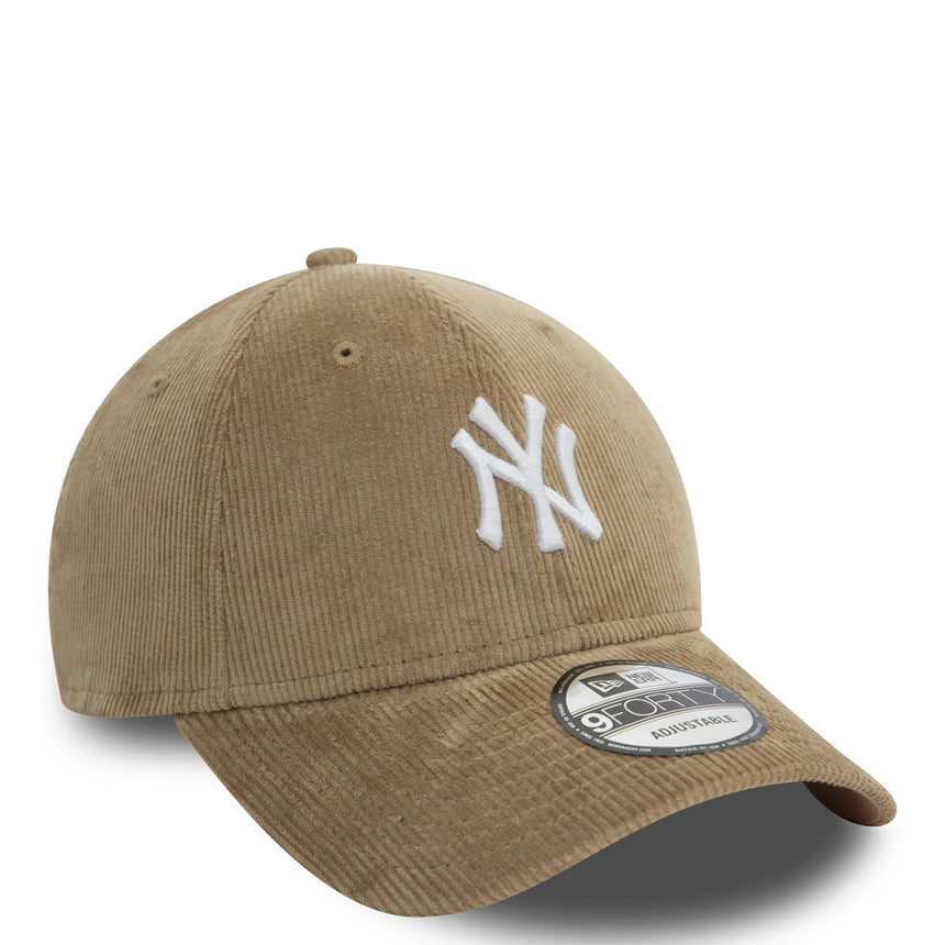 New Era NY Yankees Cord 9FORTY Şapka Beige