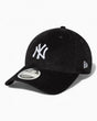 New Era NY Yankees Cord 9FORTY Şapka Black