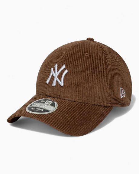 New Era NY Yankees Cord 9FORTY Şapka Brown
