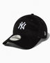 New Era NY Yankees Cord 9TWENTY Şapka Black