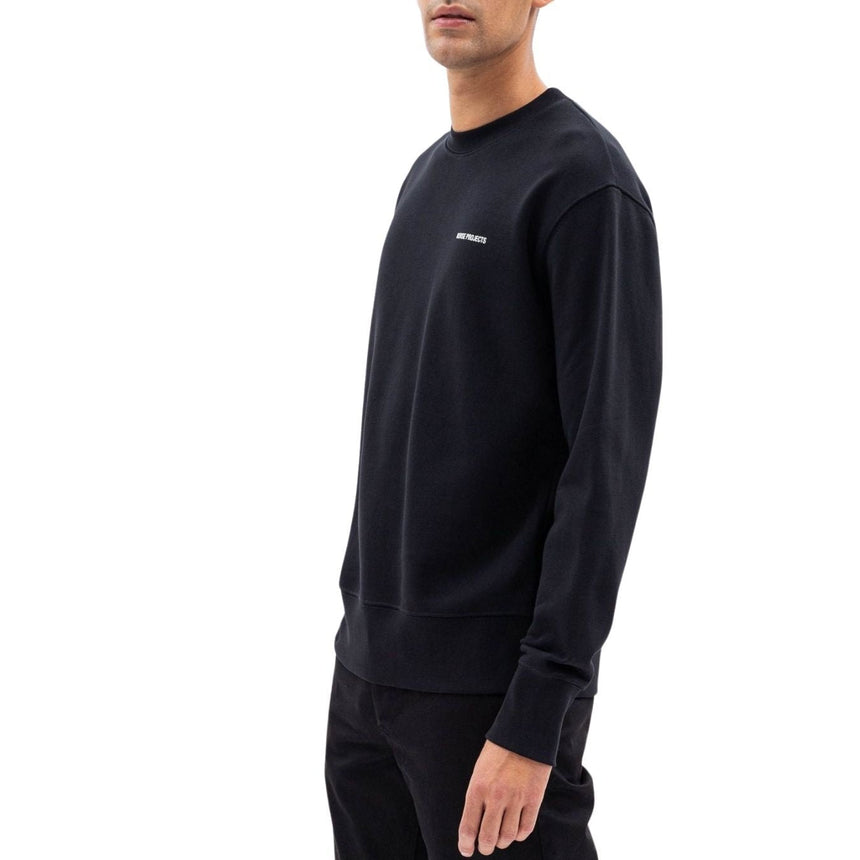 Norse Projects Arne Relaxed Organic Logo Erkek Sweatshirt 