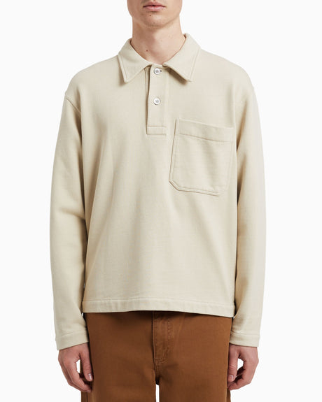 Fraser Relaxed Organic Loopback Men's LS Polo