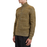 Hagen Wool Cotton Rib Full Zip Men's Jacket