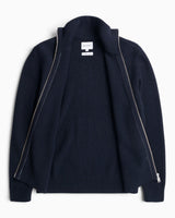 Hagen Wool Cotton Rib Full Zip Men's Jacket