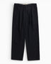 Hestur Relaxed Cotton Linen Twill Pleated Men's Trouser