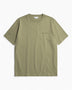 Norse Projects Johannes Organic NORSE Print Logo T-Shirt Moss Green