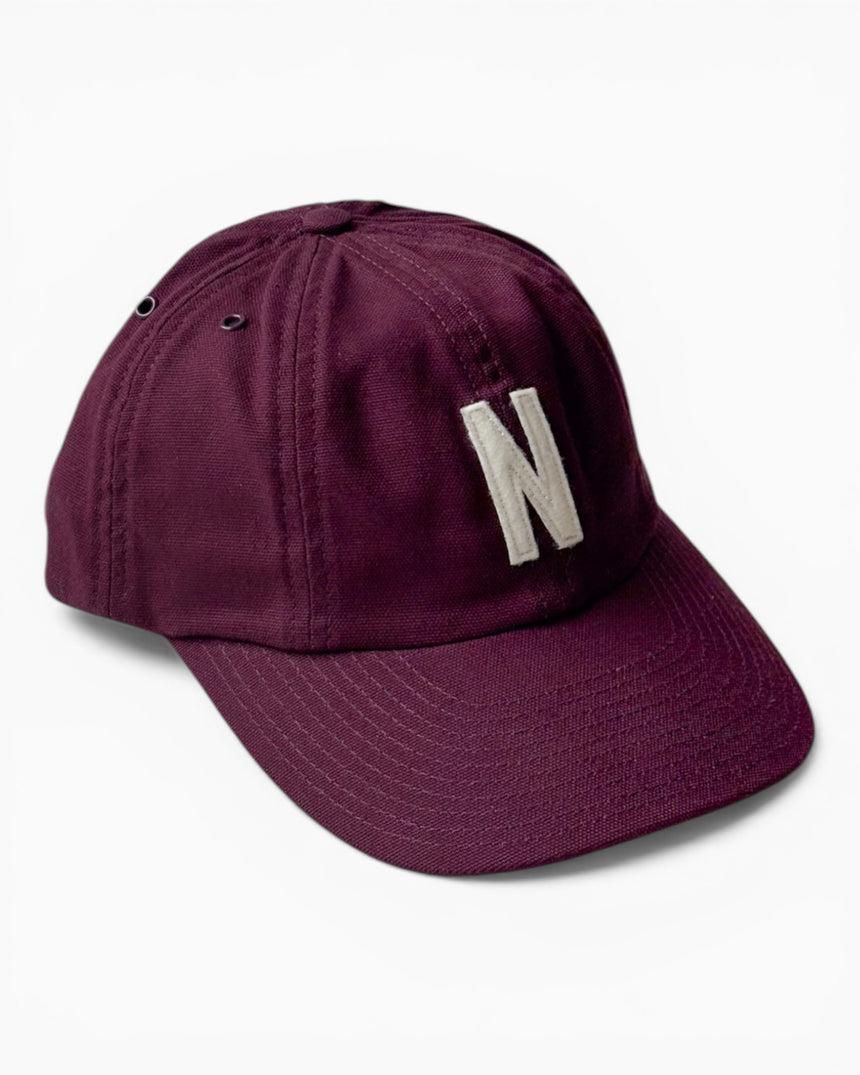 Light Canvas Felt N 8 Panel Cap
