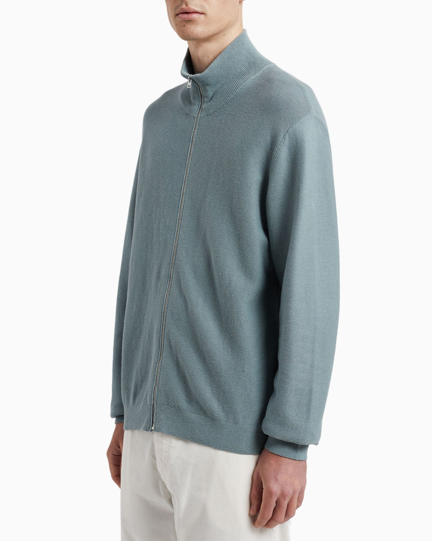 Links Cotton Linen Zip Men's Jacket