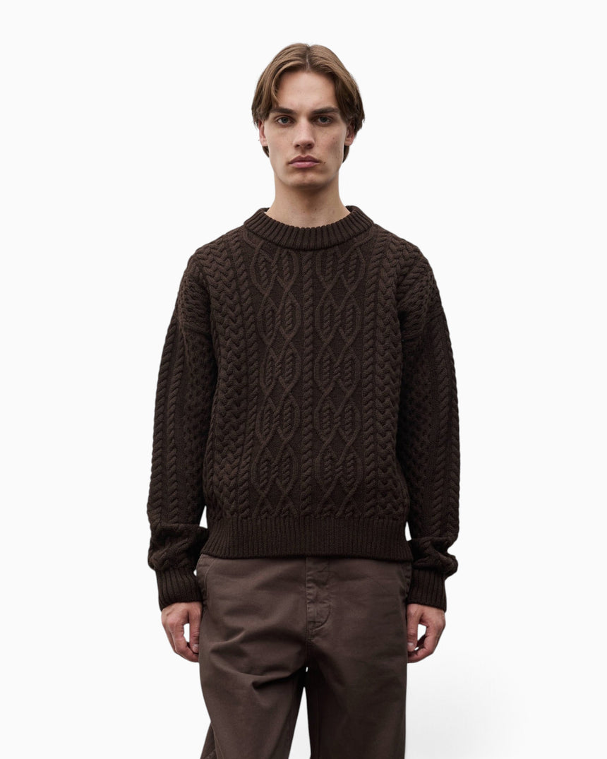 Nordhavn Aran Crewneck Men's Sweater