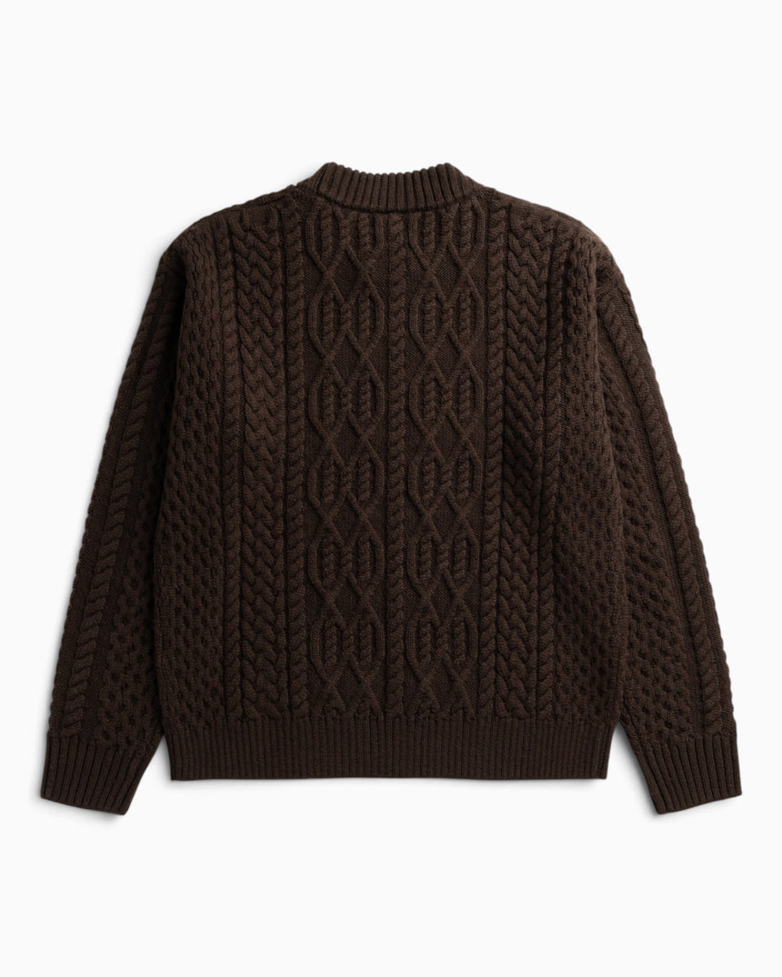 Nordhavn Aran Crewneck Men's Sweater