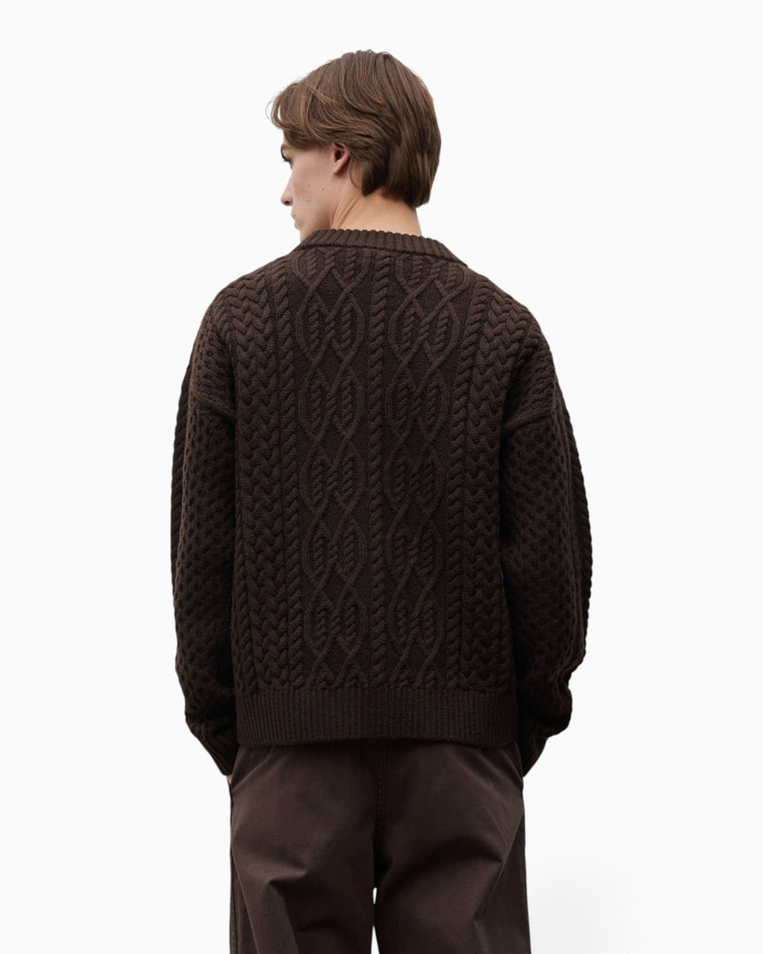 Nordhavn Aran Crewneck Men's Sweater