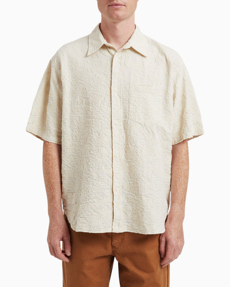Ole Oversized Fil Coupe Short Sleeve Men's Shirt
