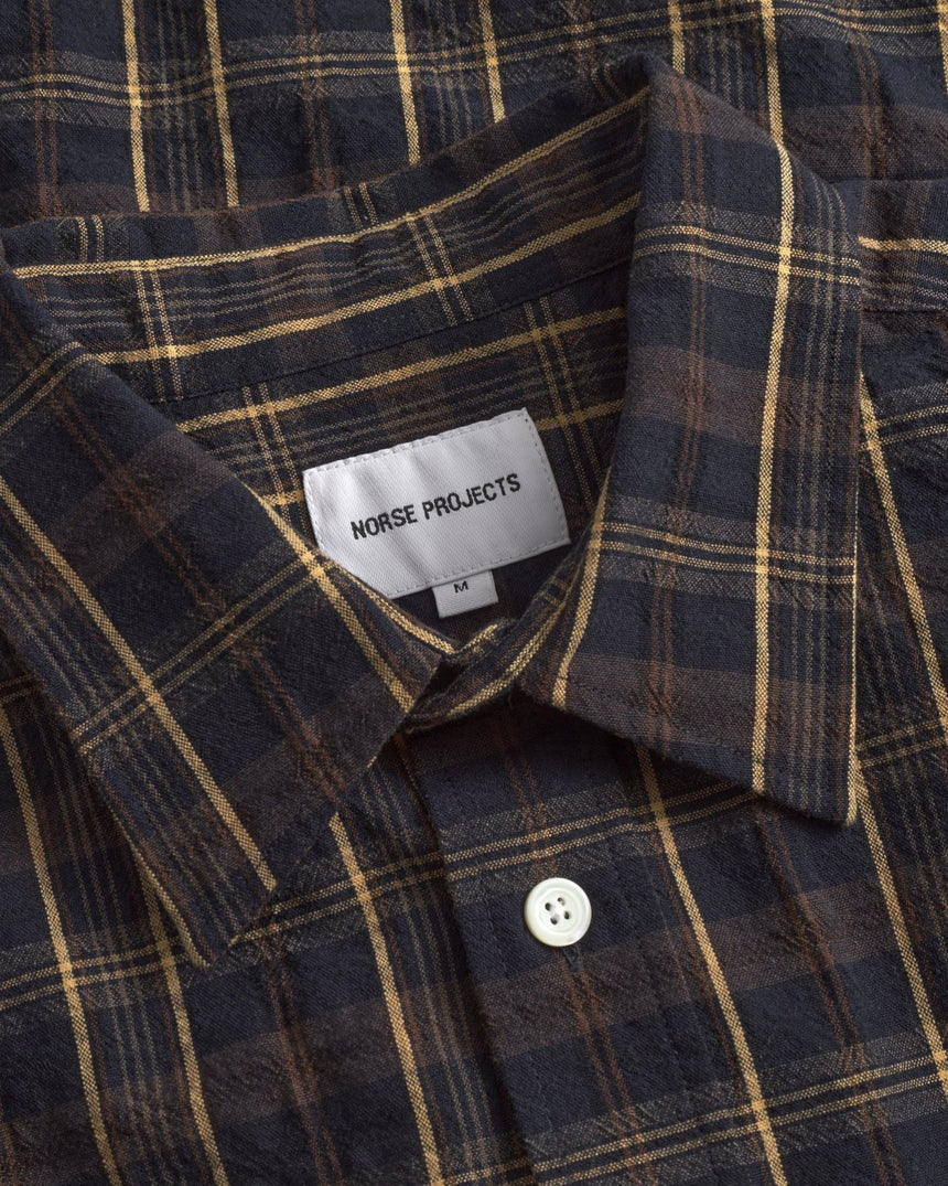 Ole Oversized Wool Check Men's Shirt