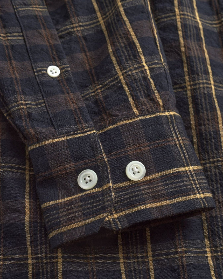 Ole Oversized Wool Check Men's Shirt
