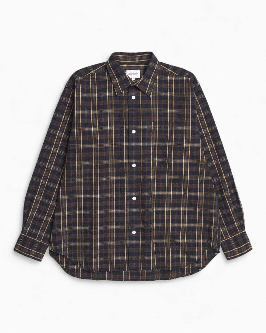 Ole Oversized Wool Check Men's Shirt