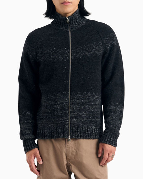 Ulf Full Zip Fairisle Men's Cardigan