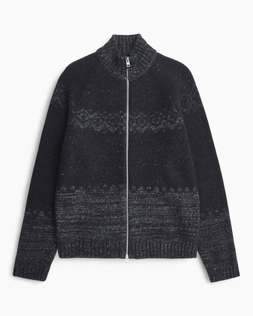 Ulf Full Zip Fairisle Men's Cardigan