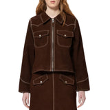 Anja Western Suede Women's Jacket