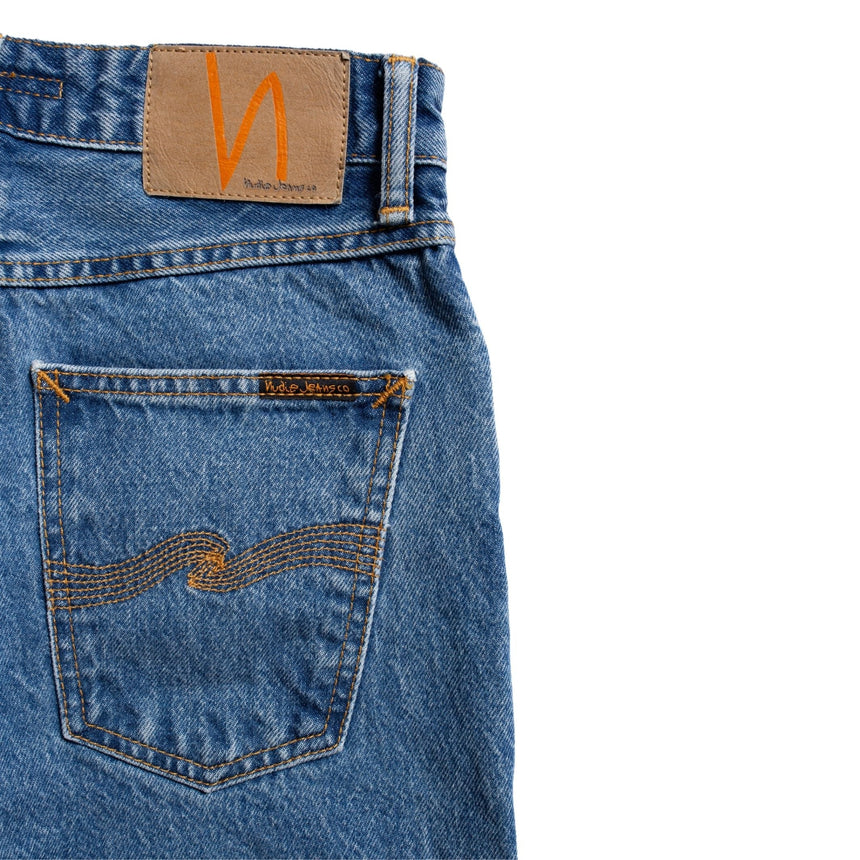 Nudie Jeans Breezy Britt Casual Blue Kadın Jean Pantolon 