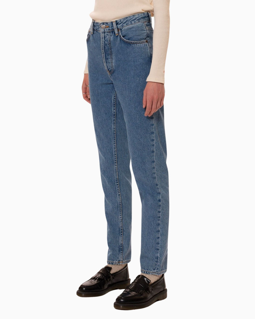 Breezy Britt Casual Blue Women's Jean Trousers