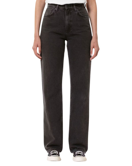 Nudie Jeans Clean Eileen Washed Out Black Kadın Jean Pantolon Washed Out 