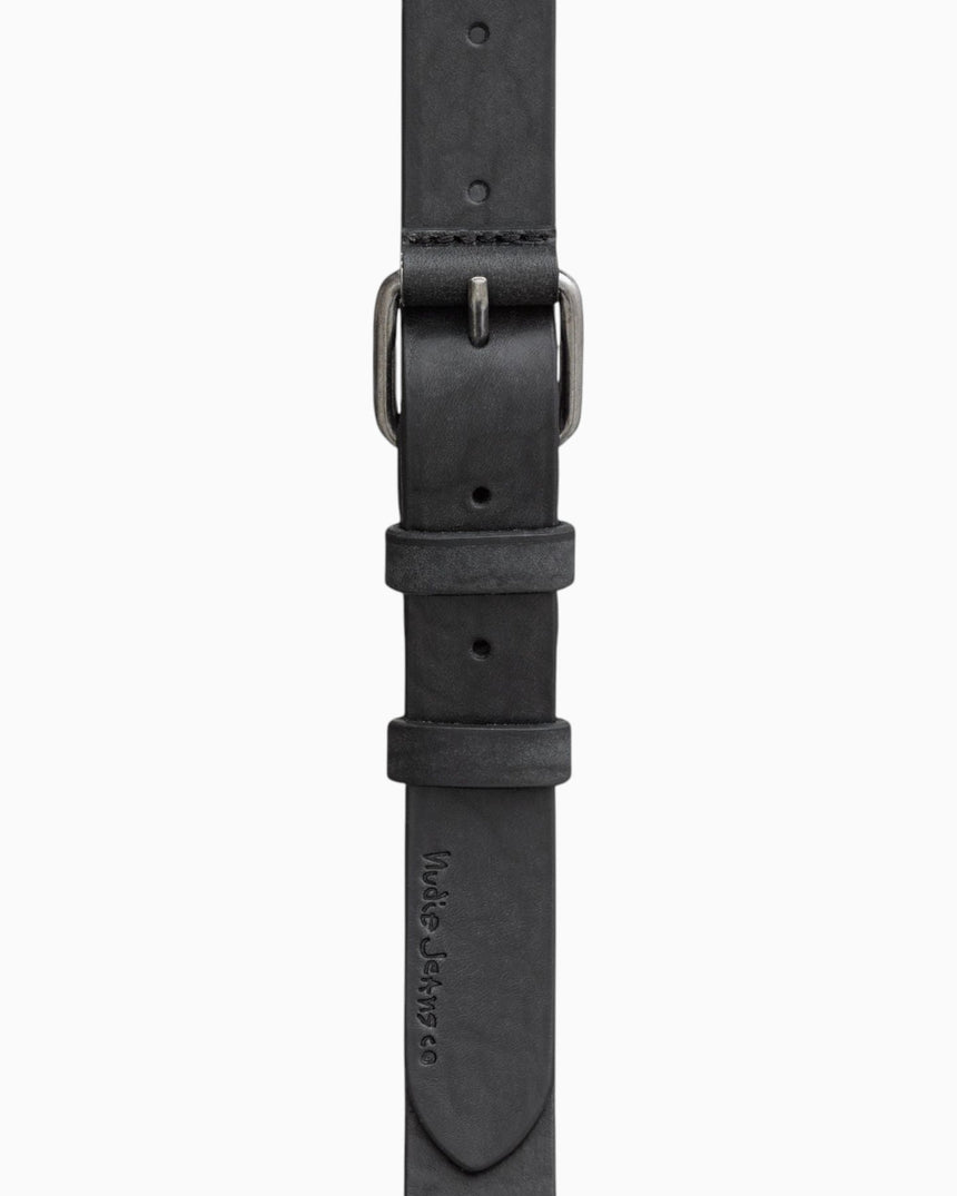Dwayne Thin Leather Belt