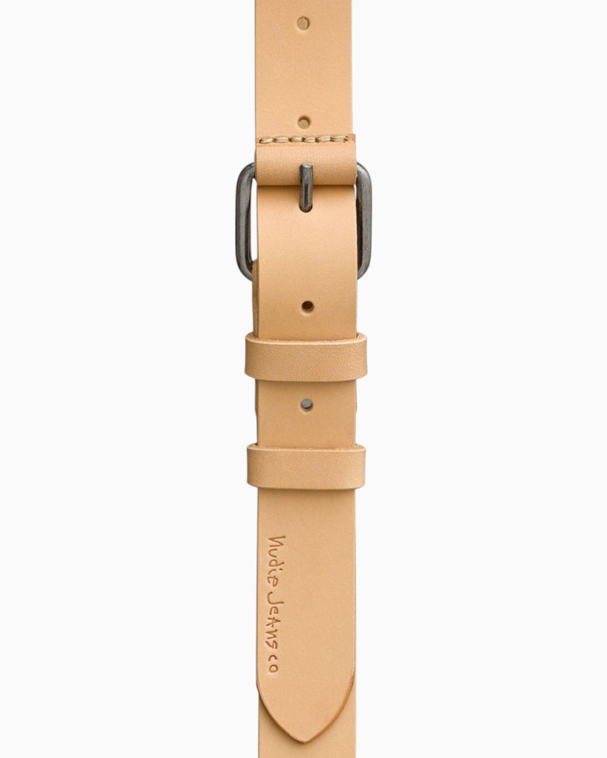 Dwayne Thin Leather Belt