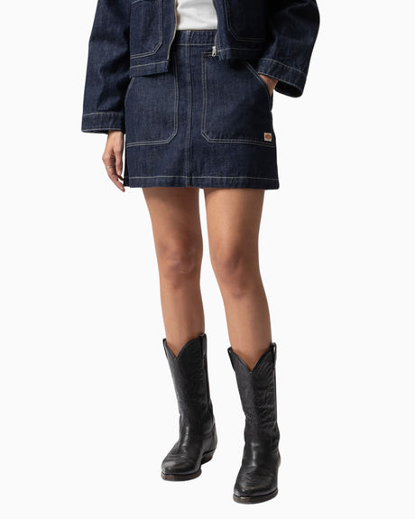 Elvy Workwear Denim Women's Skirt