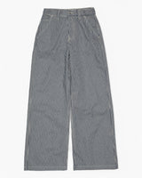 Nudie Jeans Inez Striped Kadın Pantolon Blue/Off White
