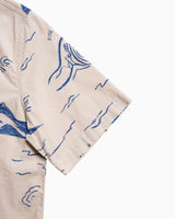 Moa Waves Hawaiian Women's Shirt