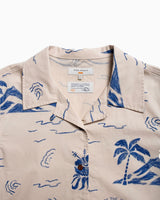 Moa Waves Hawaiian Women's Shirt