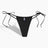 Paume Brazilian Siyah İpli Bikini Altı Siyah