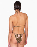 Paume Floral Earth Beau İpli Bikini Altı