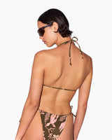 Paume Floral Earth Beau İpli Bikini Altı