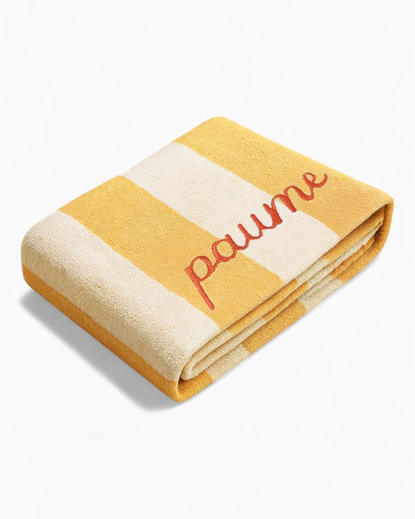 Paume Striped Plaj Havlusu One Size
