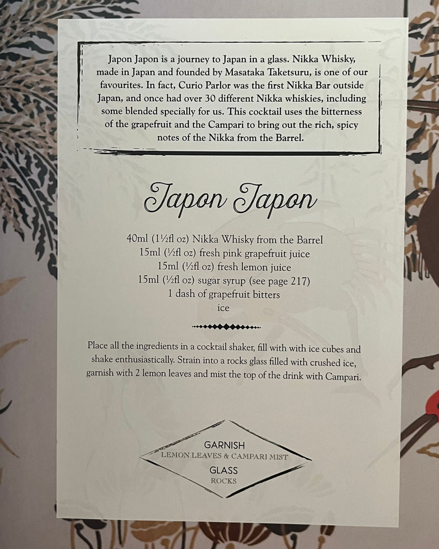 Pestil Books for vitruta Experimental Cocktail Club