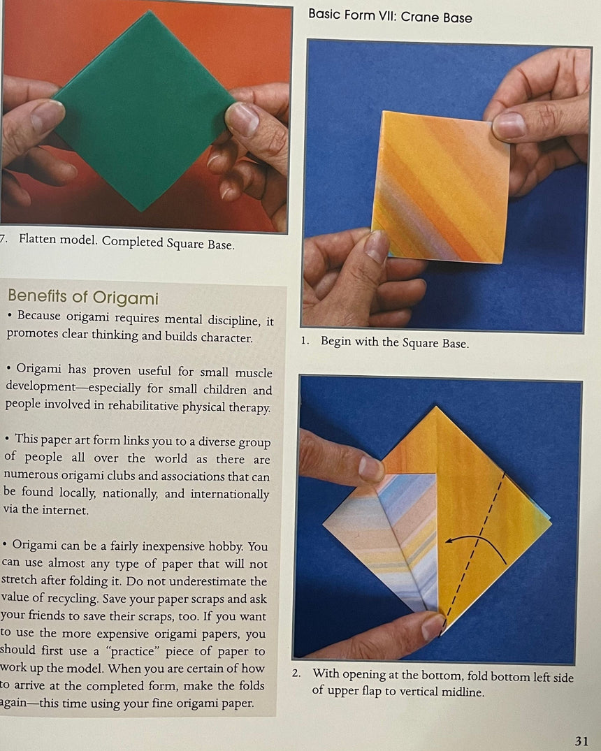 Pestil Books for vitruta Origami for the First Time