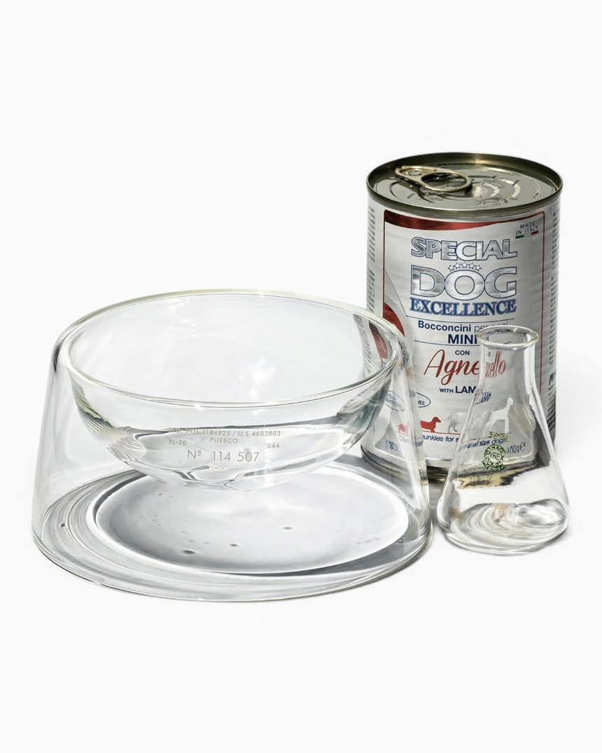 Borosilicate Glass Pet Bowl