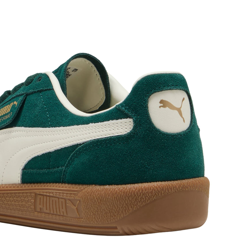 PUMA Palermo Erkek Sneaker Dark Myrtle - Warm White - PUMA Gold