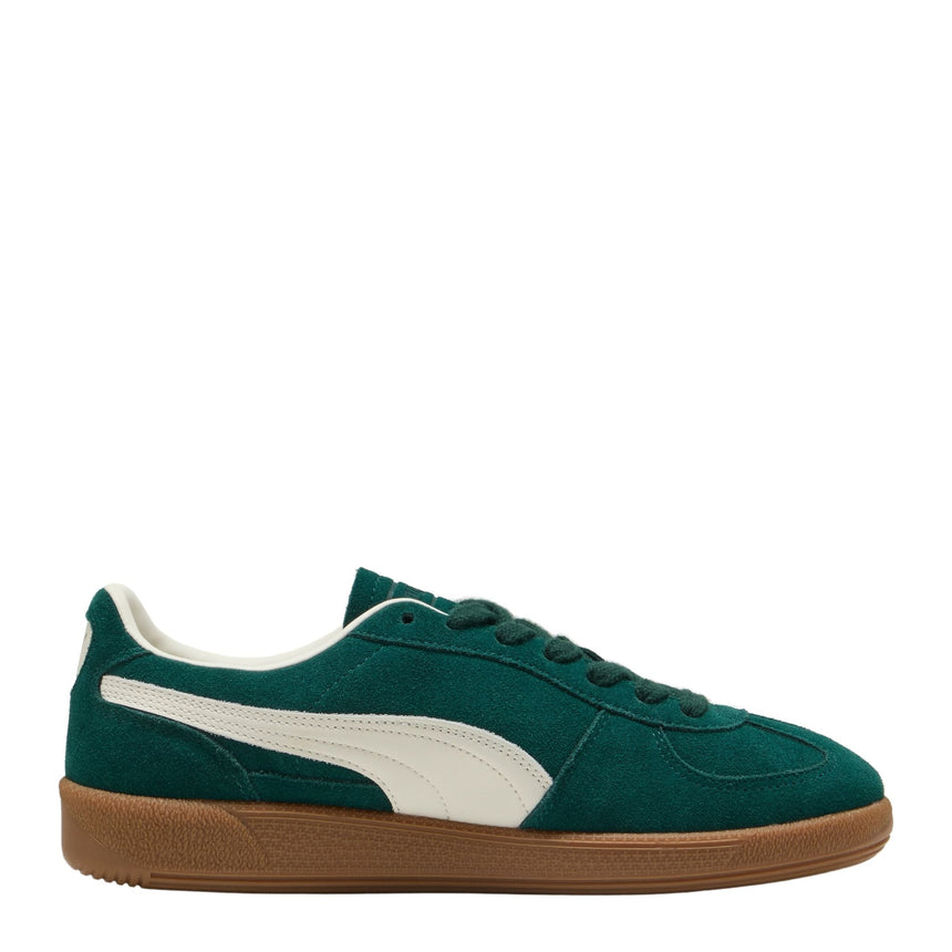 PUMA Palermo Erkek Sneaker Dark Myrtle - Warm White - PUMA Gold