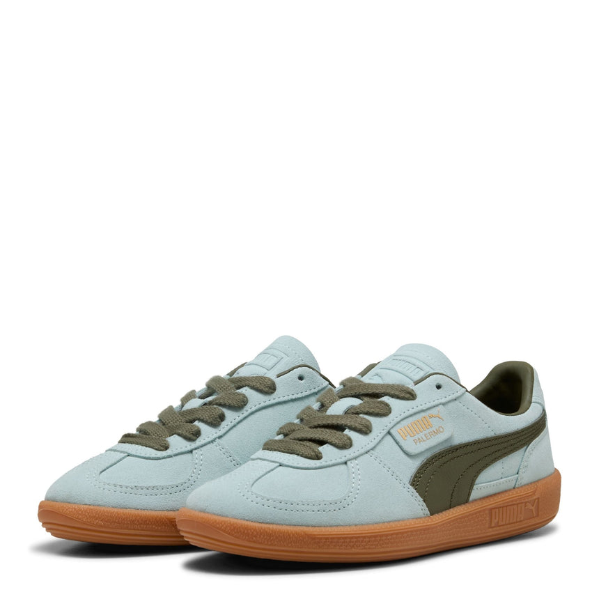 PUMA Palermo Kadın Sneaker Peaceful Blue - Loden Green